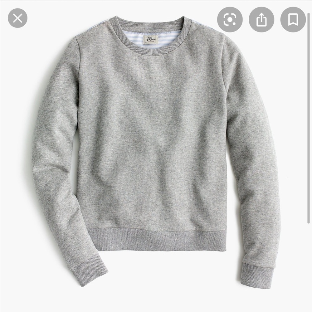 J Crew Tie Back Swatshirt